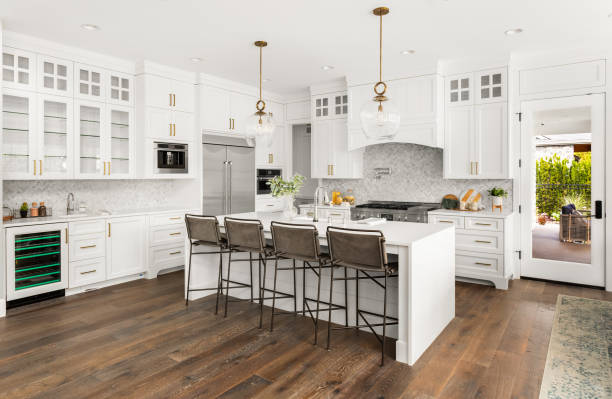 Tile pattern layout planning for backsplash in Hamburg